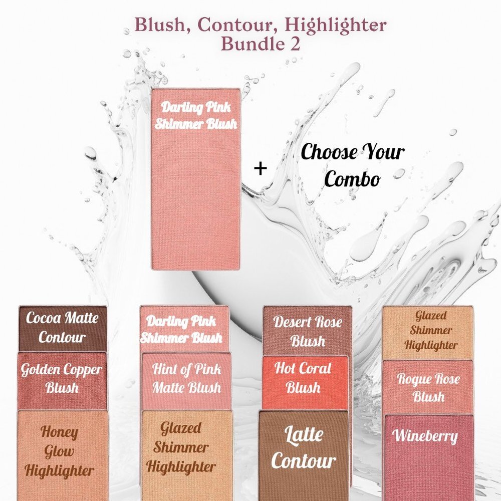 Darling Pink Shimmer Bundle 2 - Mary Kay Chromafusion Blush